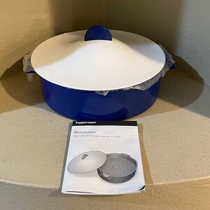 Tupperware Microsteamer- Sapphire Blue